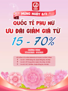 Chương trình giảm giá mừng Ngày Quốc tế phụ nữ